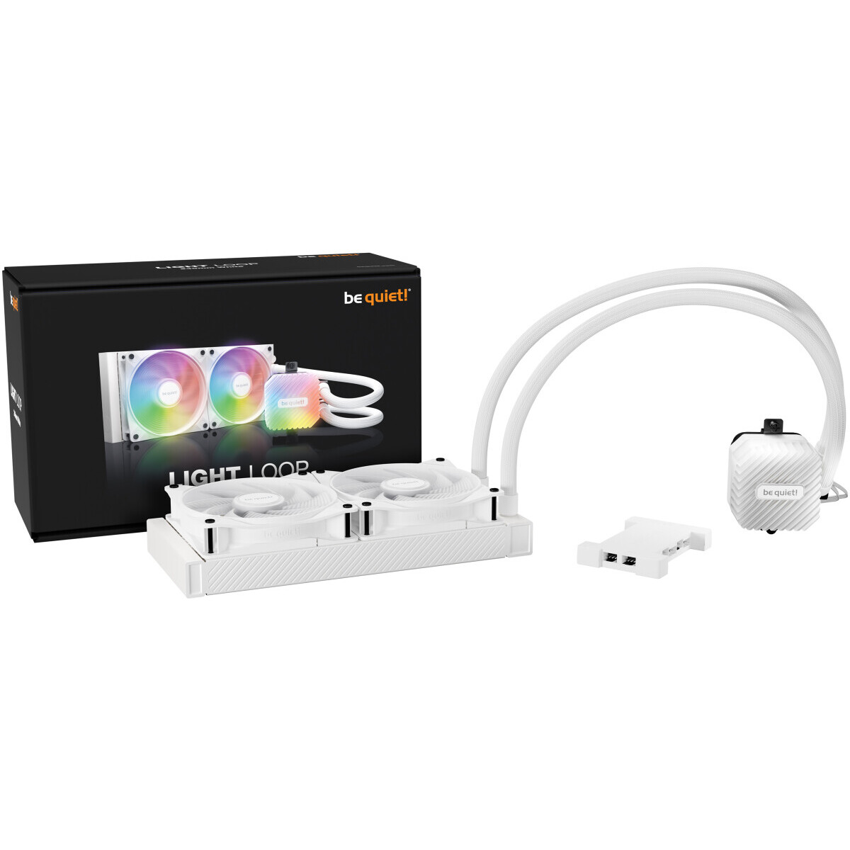 Система жидкостного охлаждения Be Quiet Light Loop White 240mm - BW021 - фото 6