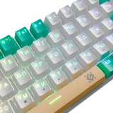 Клавиатура Defender GK-084 White/Green (45084)