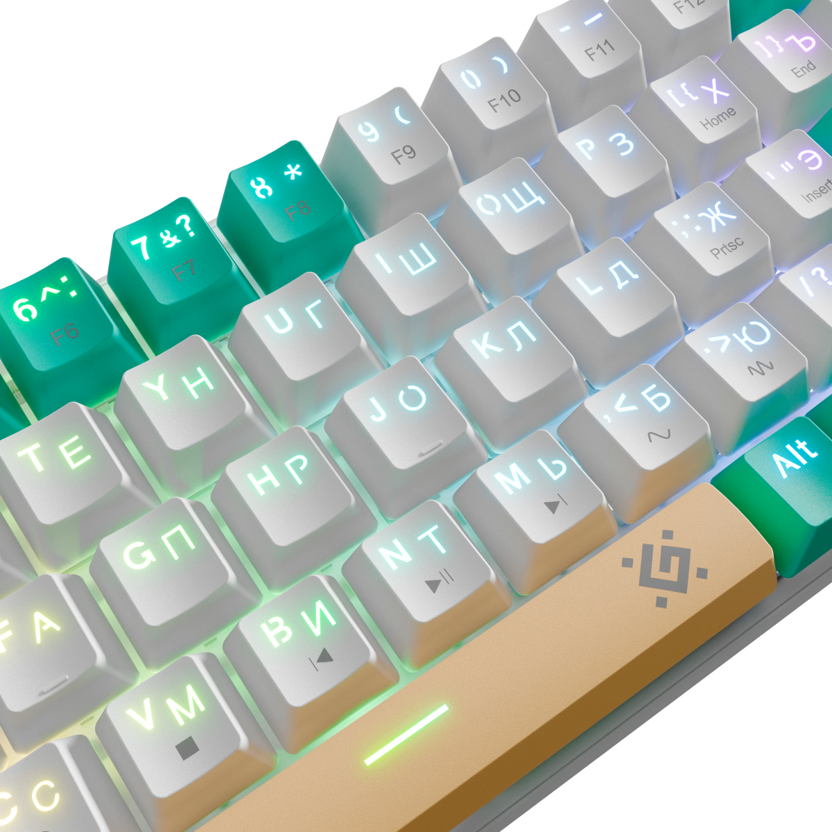 Клавиатура Defender GK-084 White/Green - 45084 - фото 8