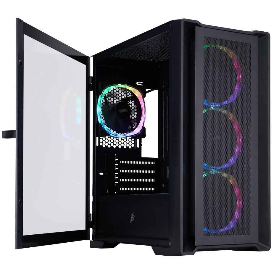 Корпус 1STPLAYER TRILOBITE T4 ARGB Black - T4-BK-4FS7 - фото 2