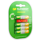 Аккумулятор GP ReEnergy (AAA, 950mAh, 4 шт.) (4891199232428)