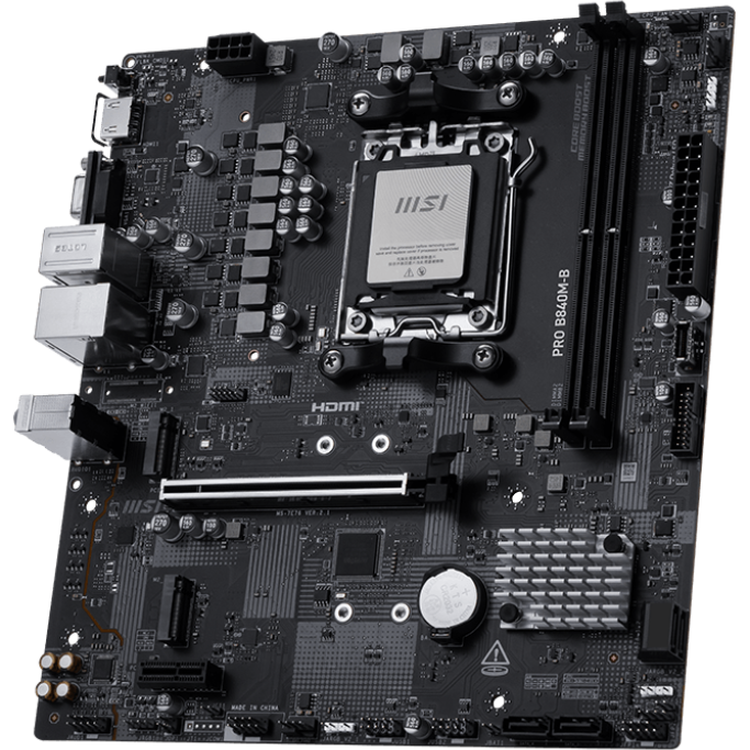 Материнская плата MSI PRO B840M-B - фото 2