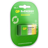 Аккумулятор GP ReEnergy (9V, 200mAh, 1 шт.) (4891199232725)