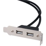 Задняя панель портов Cablexpert CCUSBRECEPTACLE-LP