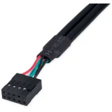 Задняя панель портов Cablexpert CCUSBRECEPTACLE-LP