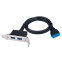 Задняя панель портов Cablexpert CC-USB3-RECEPTACLE-LP