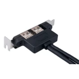 Задняя панель портов Cablexpert CC-USB3-RECEPTACLE-LP