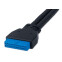 Задняя панель портов Cablexpert CC-USB3-RECEPTACLE-LP - фото 4