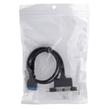 Задняя панель портов Cablexpert CC-USB3-RECEPTACLE-LP