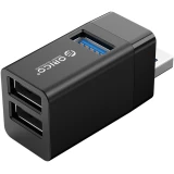 USB-концентратор Orico Mini 3-in-1 USB HUB (ORICO-MINI-U32L-BK-BP)