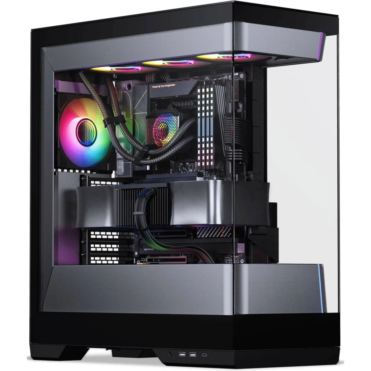Корпус Phanteks Enthoo Evolv S2 Black - PH-ES524S2_DBK01 - фото 10