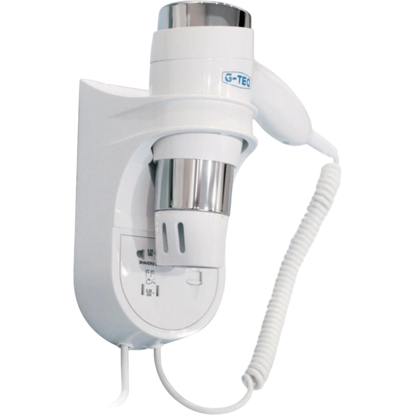 Настенный фен G-TEQ 8719S White/Silver - 11.45