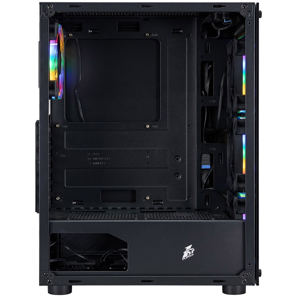 Корпус 1STPLAYER FIRE DANCING V3-B Black (V3-B-BK-4FS1) - фото 4