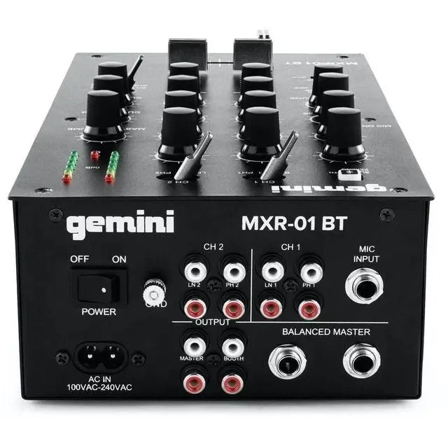 Микшерный пульт Gemini Sound MXR-01BT - фото 4