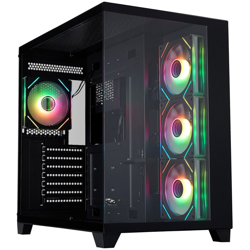 Корпус 1STPLAYER MEGAVIEW MV8-TP ARGB Black - MV8-TP-BK-3FC7R-1FC7