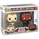 Фигурка Funko POP! Bobble Star Wars EP1 Qui-Gon Jinn vs. Darth Maul (77601)