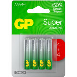 Батарейка GP G-Tech Super Alkaline (AAA, 8 шт.) (24AA214/4-2CRSBC8) (4891199222672)
