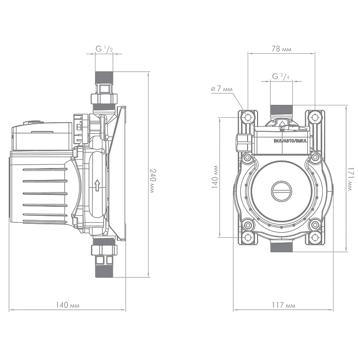 Насос Джилекс Комфорт ПРО 30/12 - 4006 - фото 5