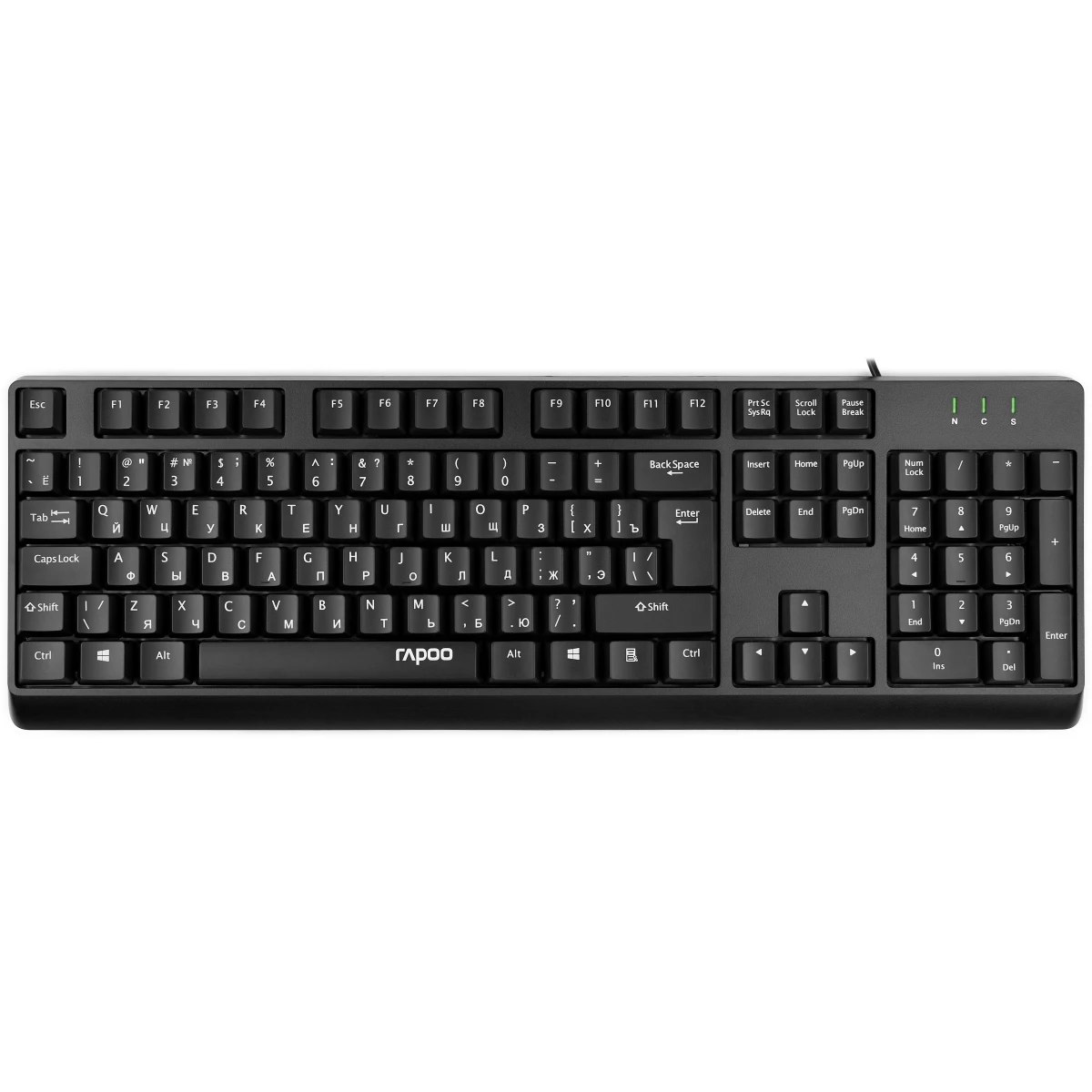 Клавиатура Rapoo NK1900 Black - фото 2