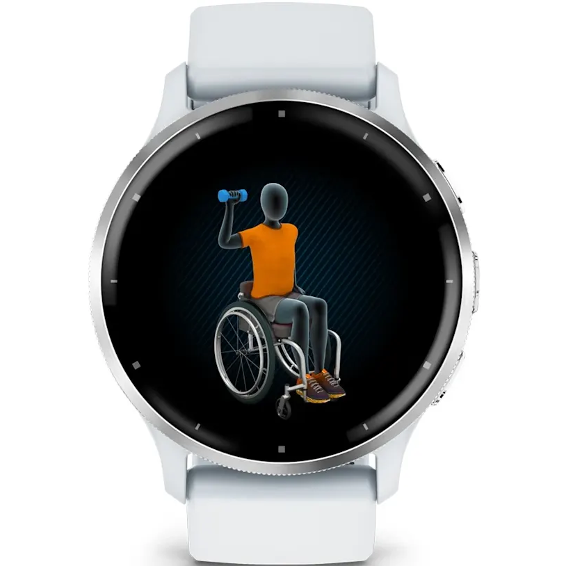 Умные часы Garmin Venu 3 White/Grey/Silver - 010-02784-00 - фото 5