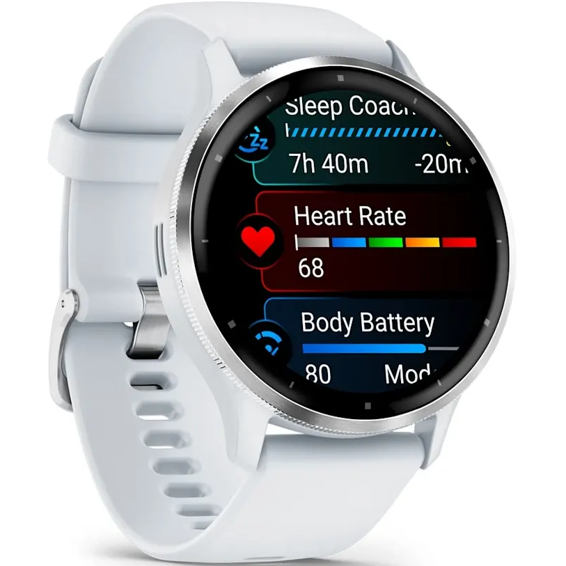 Умные часы Garmin Venu 3 White/Grey/Silver - 010-02784-00 - фото 3