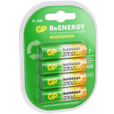 Аккумулятор GP ReEnergy (AA, 2600mAh, 4 шт.) (270AAHCRGY-2CRCB4) (4891199232183)