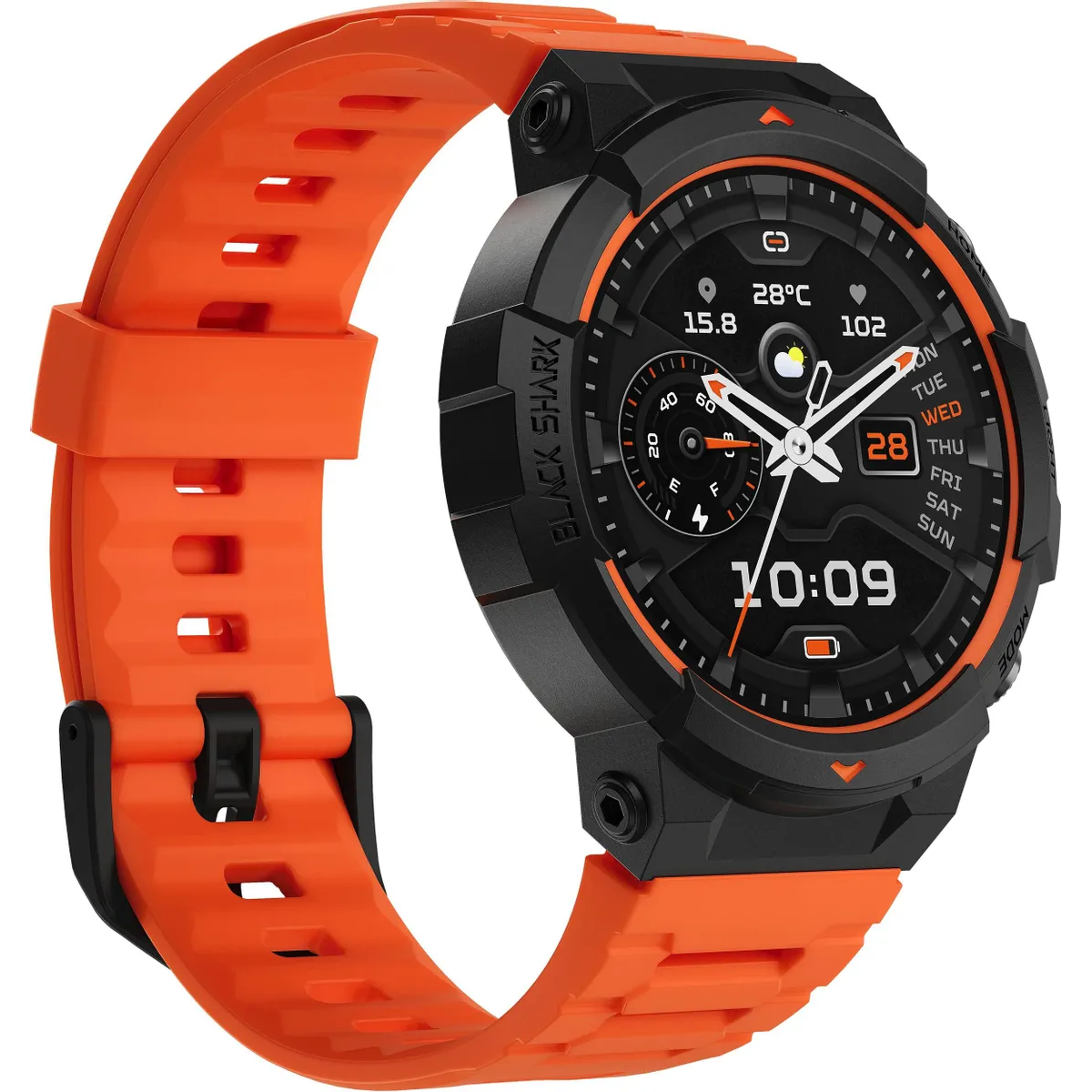 Умные часы Xiaomi Black Shark GS3 Sport Black/Orange - 1746933 - фото 2