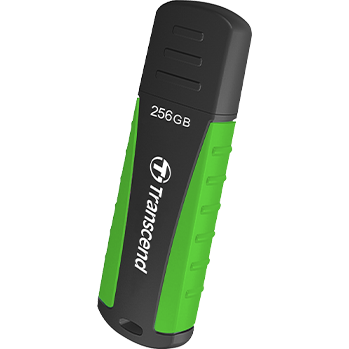 USB Flash накопитель 256GB Transcend JetFlash 810 Black/Green (TS256GJF810)