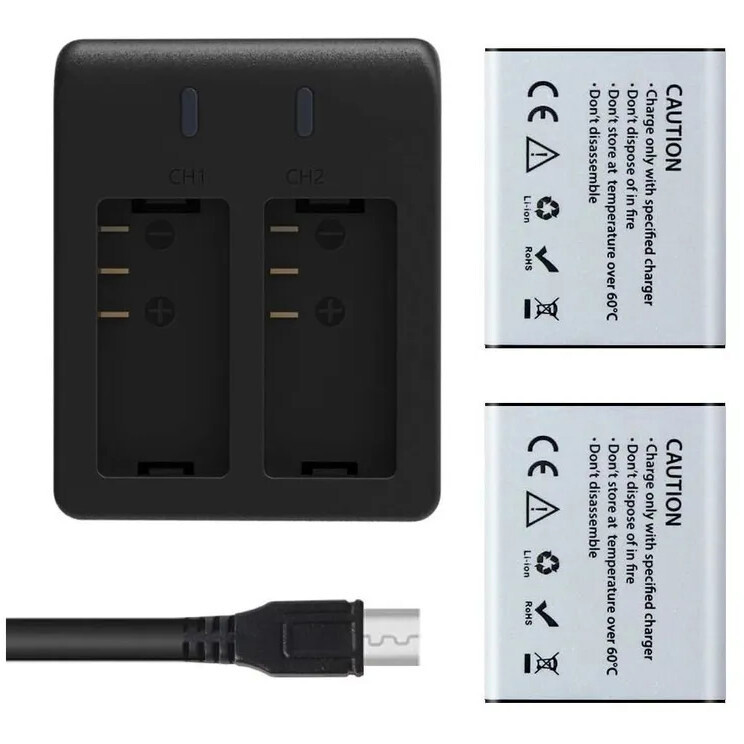 Аккумулятор + зарядное устройство AKASO SYZ0066-BK-01
