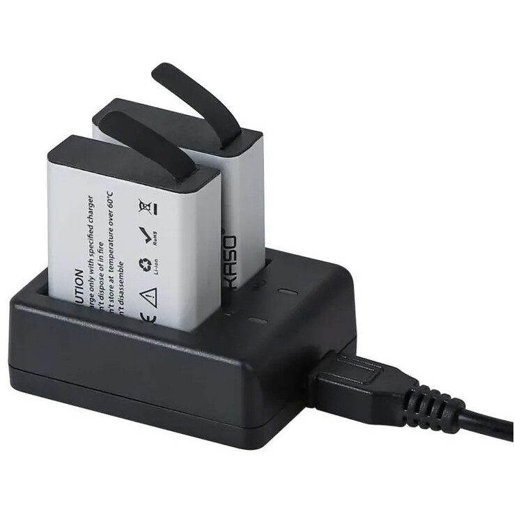 Аккумулятор + зарядное устройство AKASO SYZ0066-BK-01 - фото 6