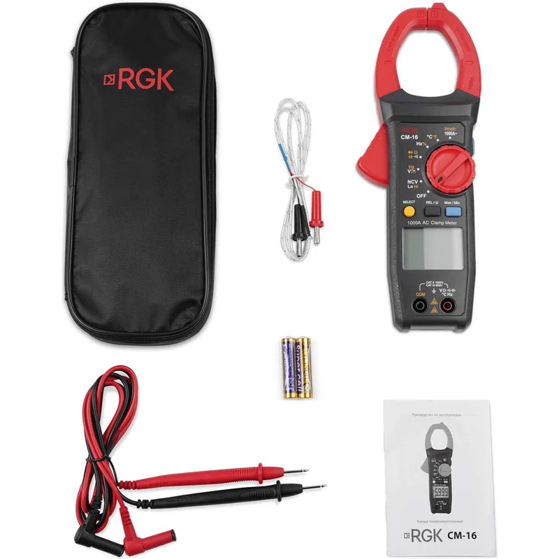 Токоизмерительные клещи RGK CM-16 - 755122 - фото 6