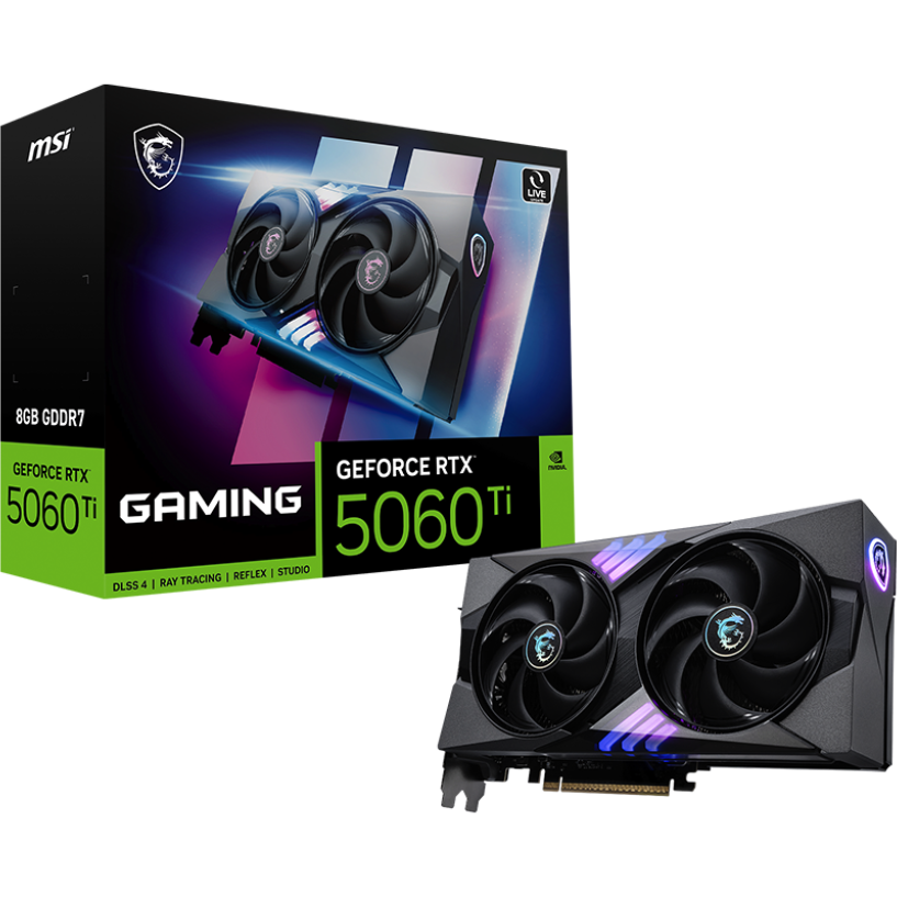Видеокарта NVIDIA GeForce RTX 5060 Ti MSI 8Gb (RTX 5060 TI 8G GAMING) - фото 6