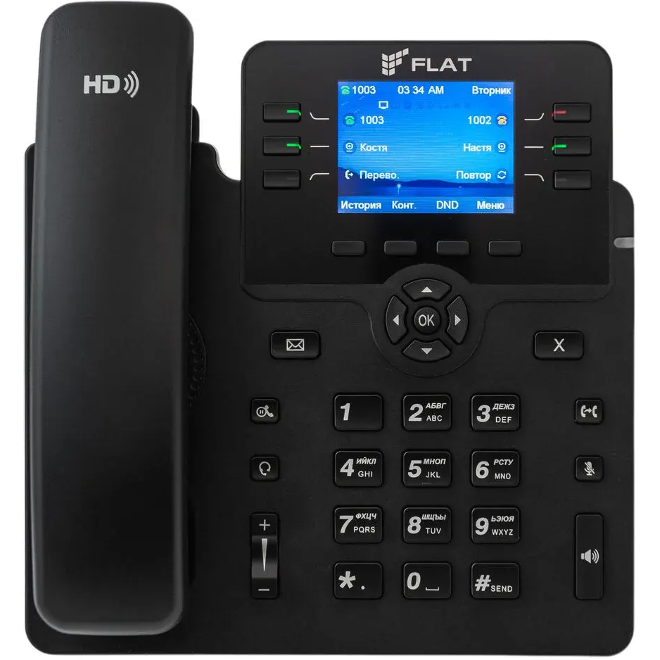 VoIP-телефон Flat-Pro Flat-Phone B6 (Статус ТОРП)