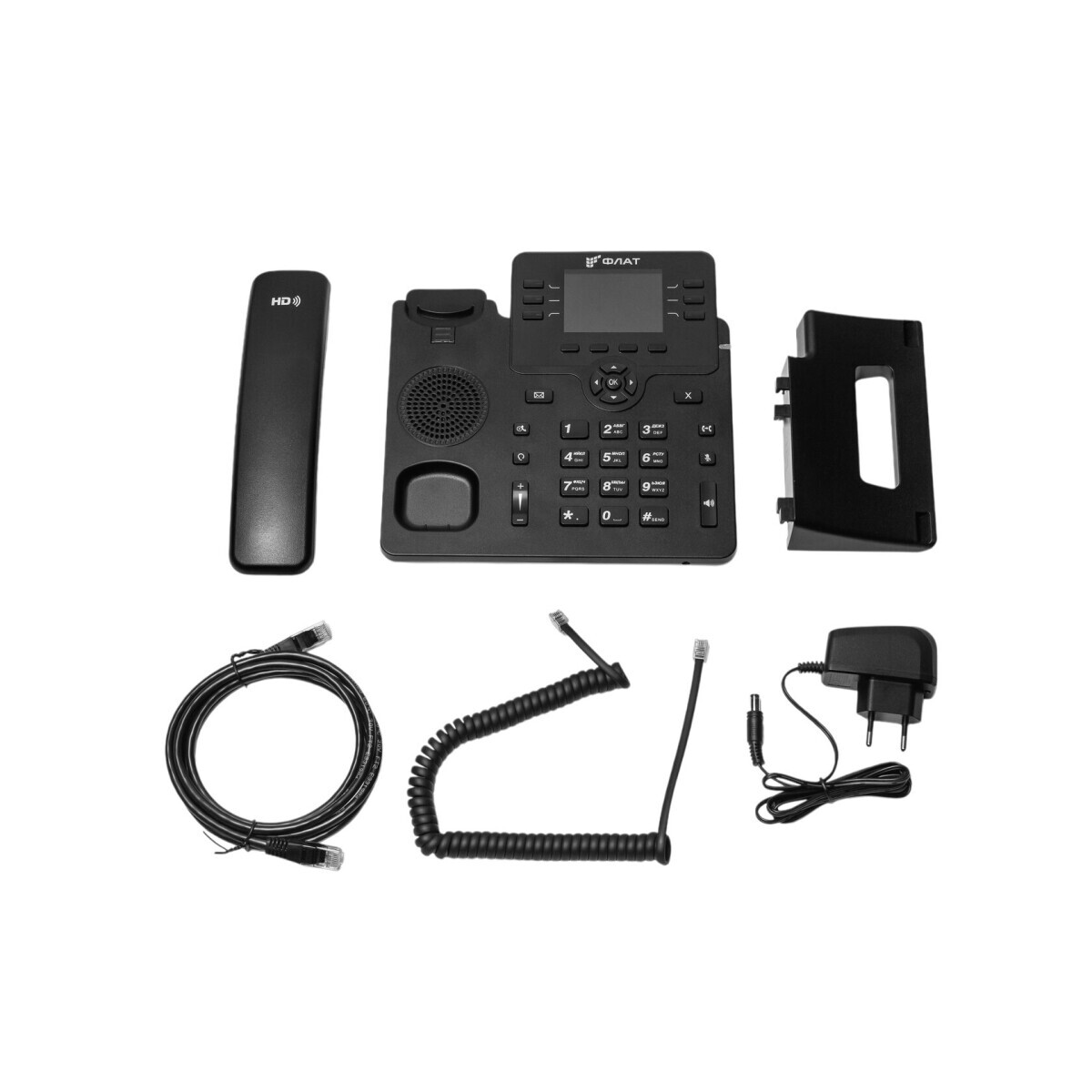 VoIP-телефон Flat-Pro Flat-Phone B6 (Статус ТОРП) - FLAT-PHONE-B6/RU - фото 4