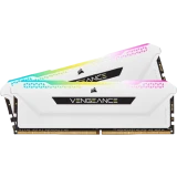 Оперативная память 16Gb DDR4 3600MHz Corsair Vengeance RGB PRO SL (CMH16GX4M2D3600C18W) (2x8Gb KIT)