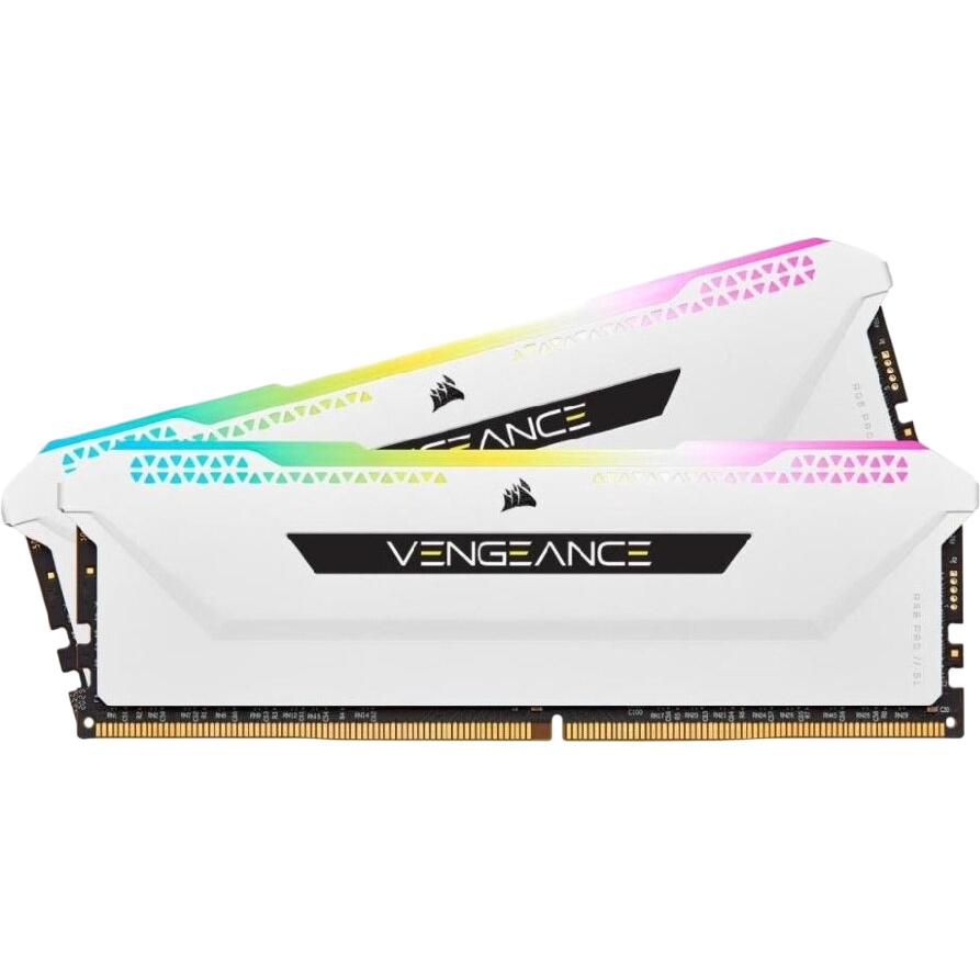 Оперативная память 16Gb DDR4 3600MHz Corsair Vengeance RGB PRO SL (CMH16GX4M2D3600C18W) (2x8Gb KIT) - фото 3