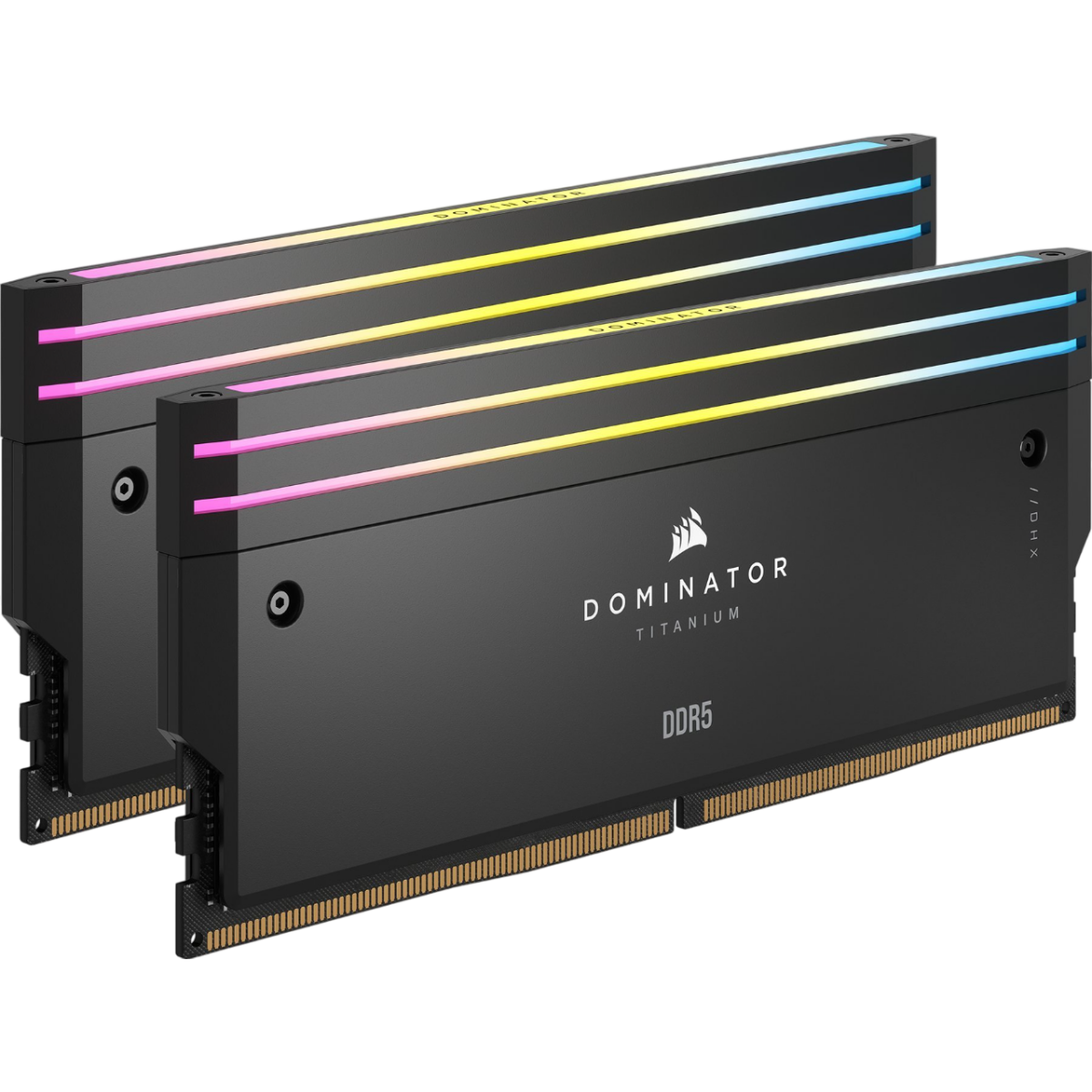 Оперативная память 64Gb DDR5 6600MHz Corsair Dominator Titanium RGB (CMP64GX5M2X6600C32) (2x32Gb KIT)