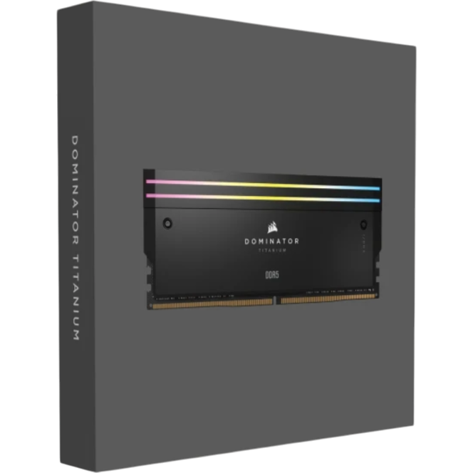 Оперативная память 64GB DDR5 6600MHz Corsair Dominator Titanium RGB (CMP64GX5M2X6600C32) (2x32GB KIT) - фото 5