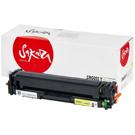Картридж Sakura SACRG055Y-ECO Yellow