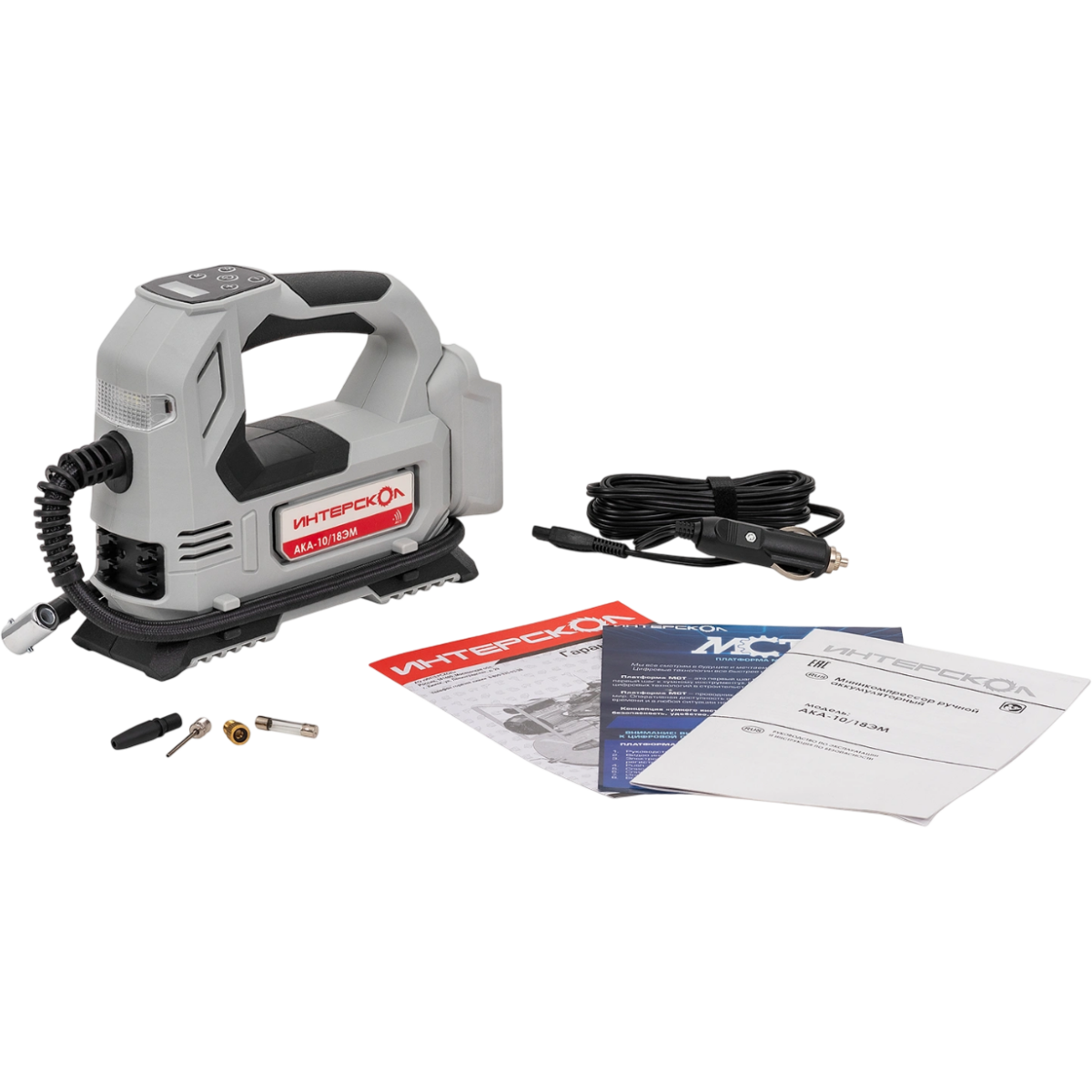 Автомобильный компрессор Интерскол АКА-10/18ЭМ - 748.0.0.70 - фото 4