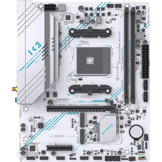 Материнская плата Maxsun B550M GAMING WIFI ICE - MS-B550M GAMING WIFI ICE