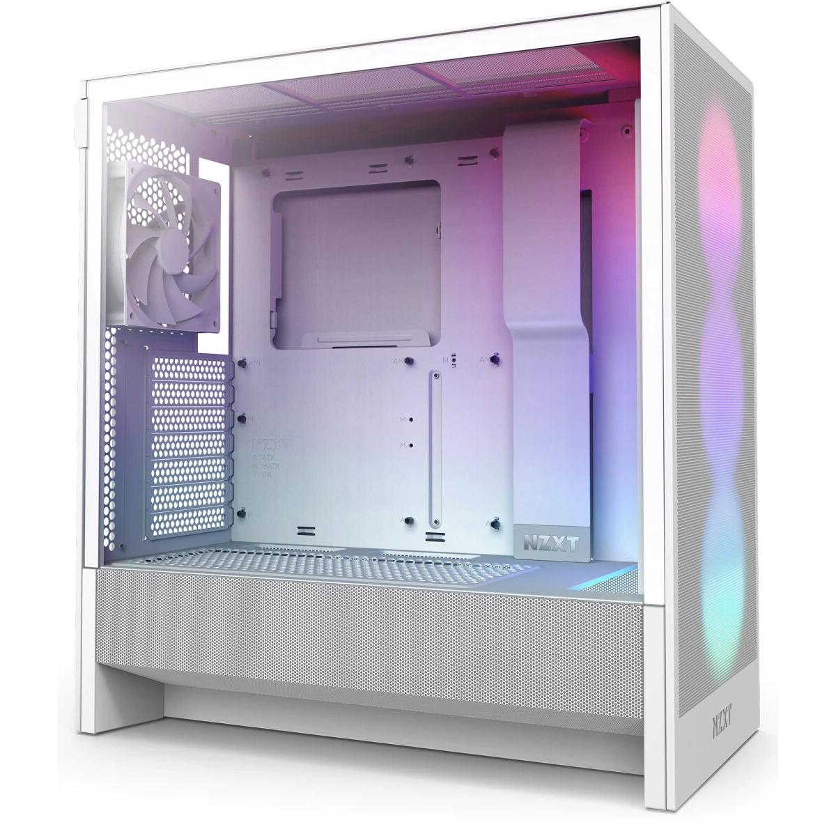 Корпус NZXT H5 Flow RGB White - CC-H52FW-R1