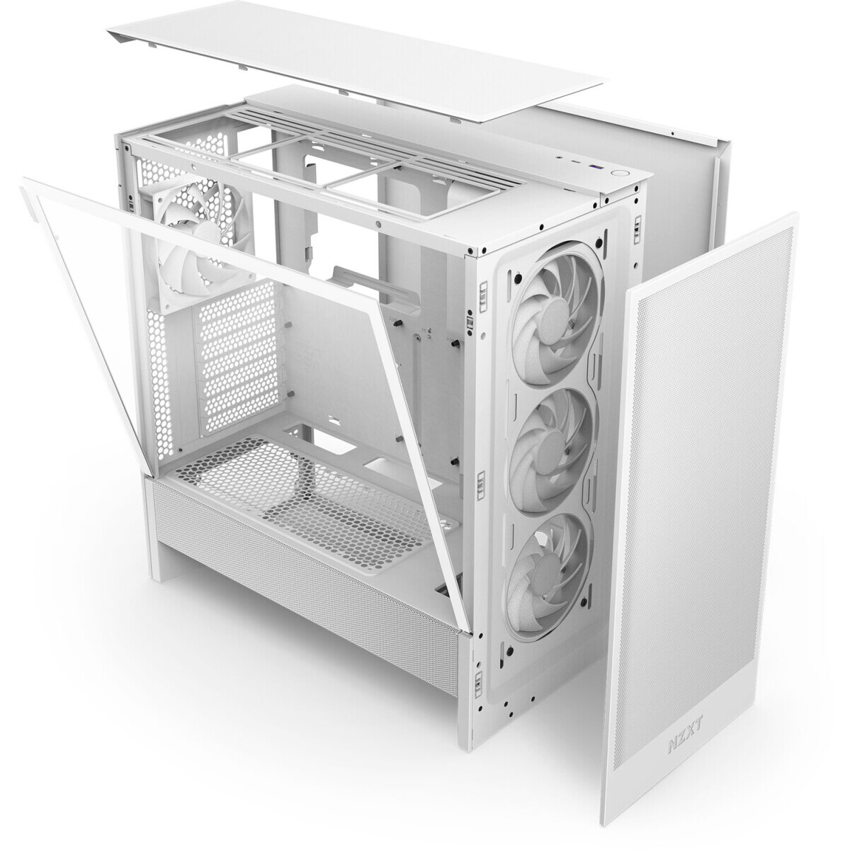 Корпус NZXT H5 Flow RGB White - CC-H52FW-R1 - фото 11