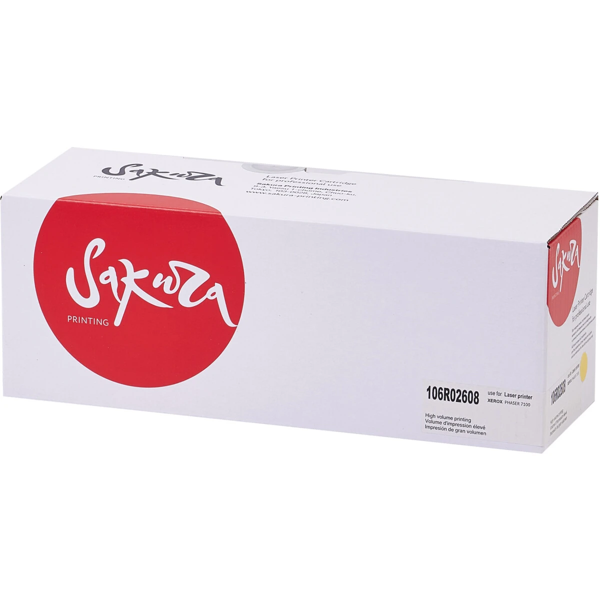 Картридж Sakura SA106R02608 Yellow