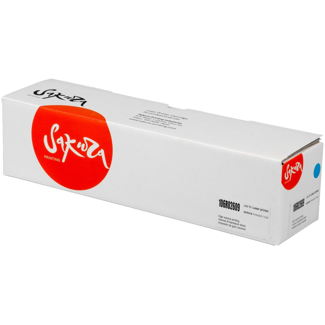 Картридж Sakura SA106R02609 Cyan