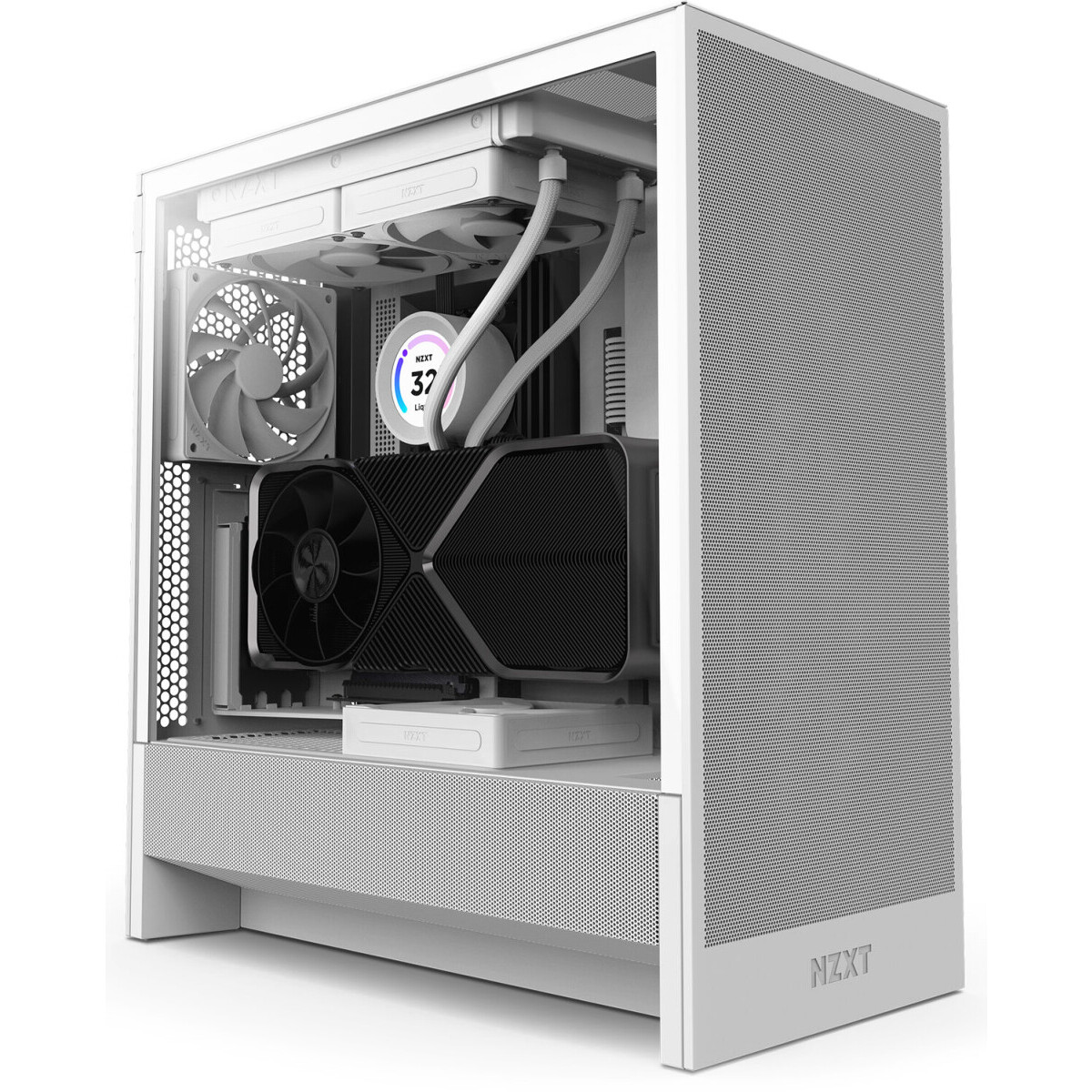 Корпус NZXT H5 Flow White - CC-H52FW-01 - фото 10