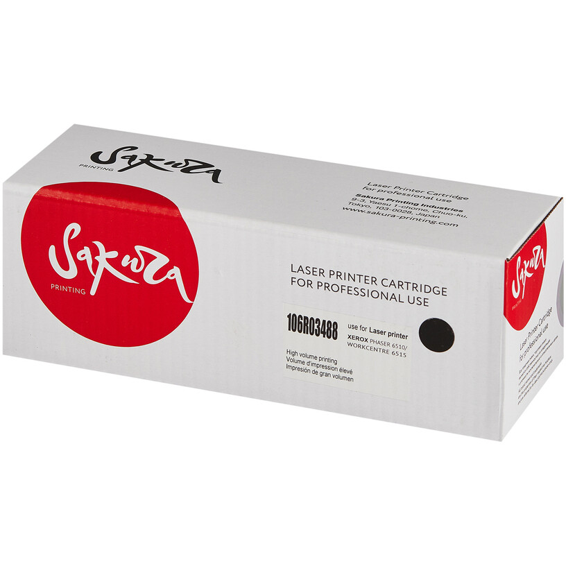 Картридж Sakura SA106R03488 Black