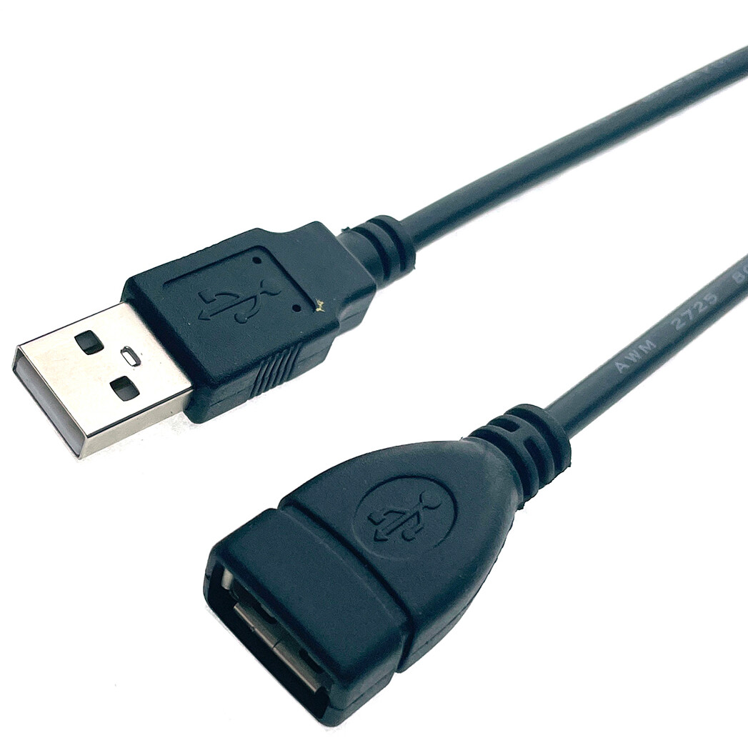 Кабель удлинительный USB A (M) - USB A (F), 1.8м, Espada Emf18