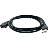 Кабель удлинительный USB A (M) - USB A (F), 1.8м, Espada Emf18