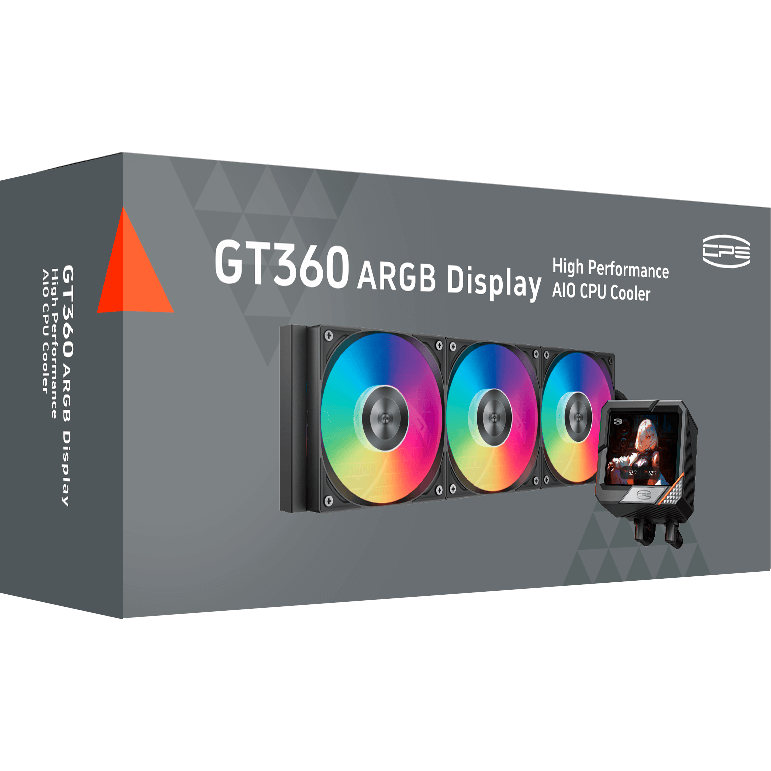 Система жидкостного охлаждения PCcooler GT360 ARGB Display BK - фото 6